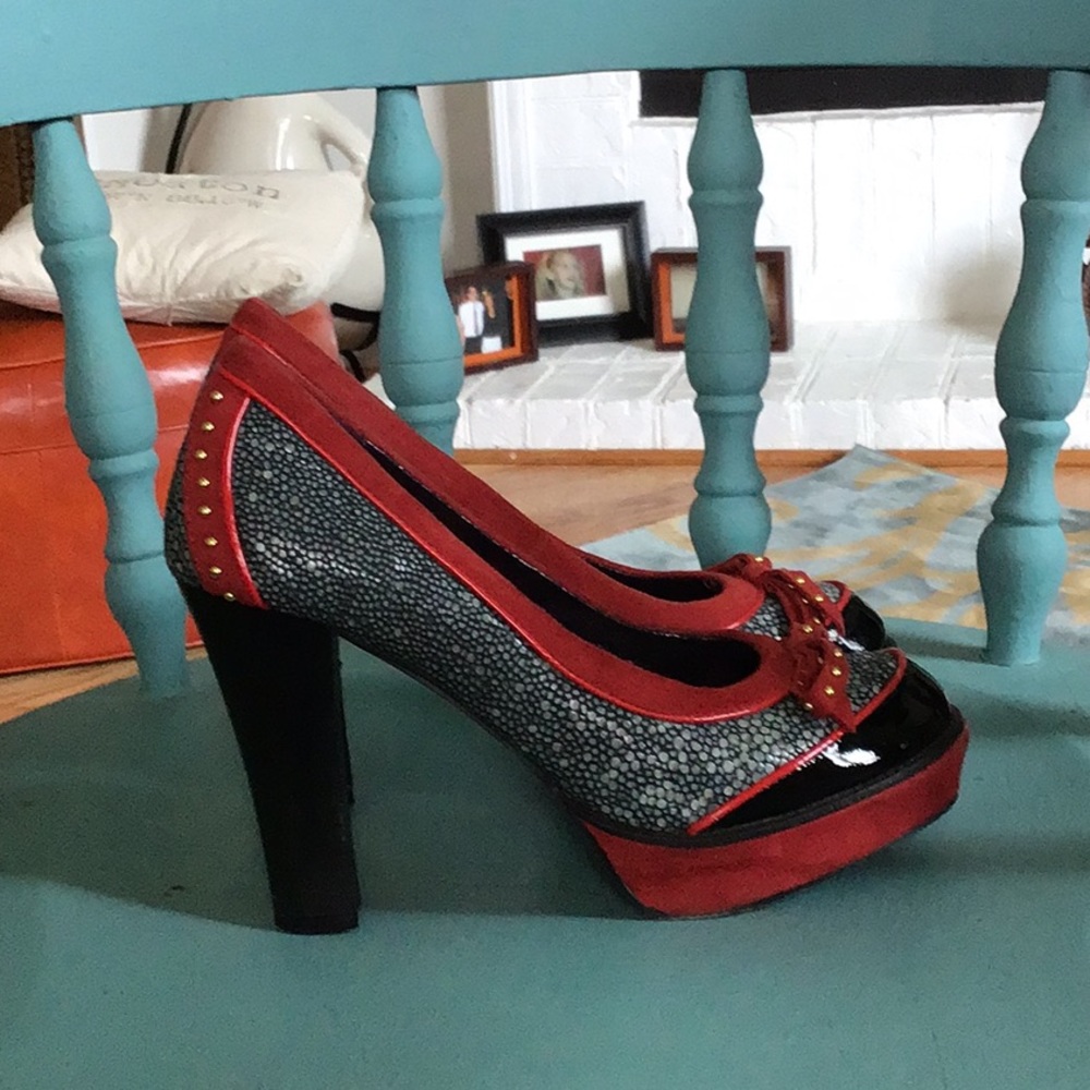Anthropologie brand Poetic License Block Heels
